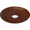 Ekena Millwork Classic Medallion (Canopies up to 12 3/4"), 18 5/8"OD 4"ID x 1 1/8"P, Burnished Mahogany Crackle CM19CLBMC - alternate 2